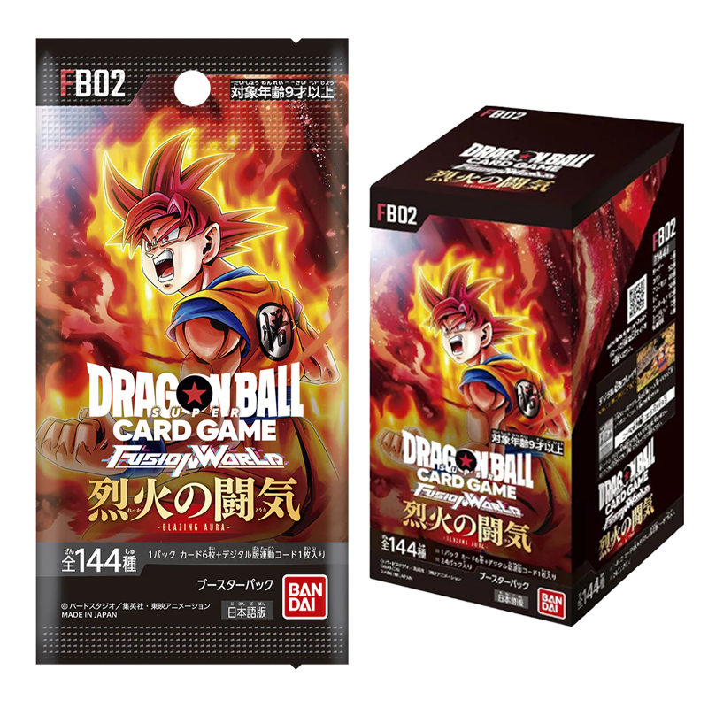 [JPN] Dragon Ball Super: Fusion World - Blazing Aura Booster Box [FB02]