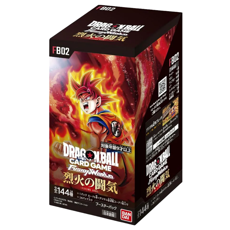 [JPN] Dragon Ball Super: Fusion World - Blazing Aura Booster Box [FB02]