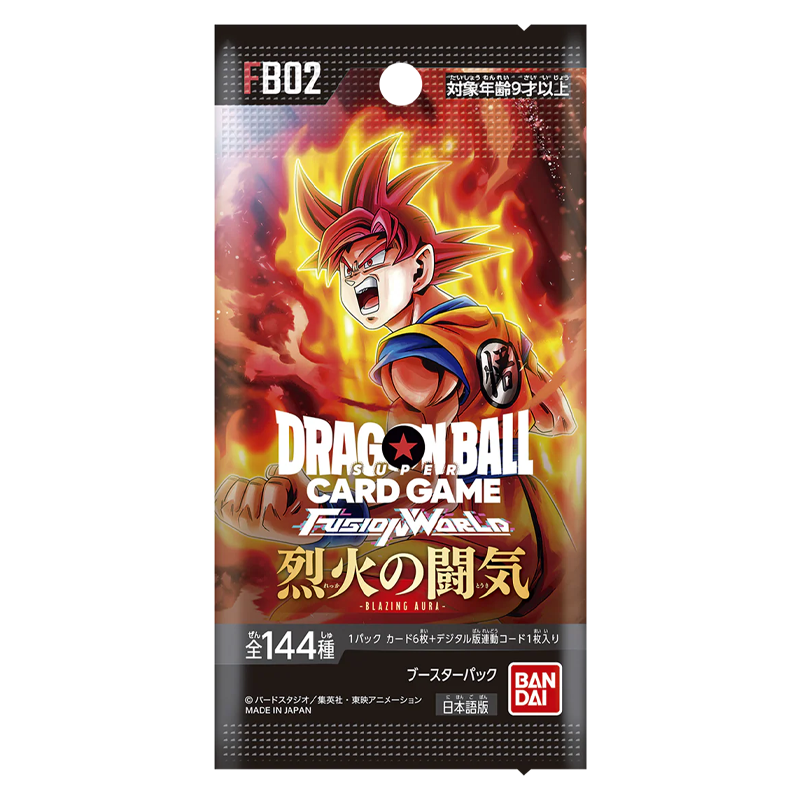 [JPN] Dragon Ball Super: Fusion World - Blazing Aura Booster Box [FB02]