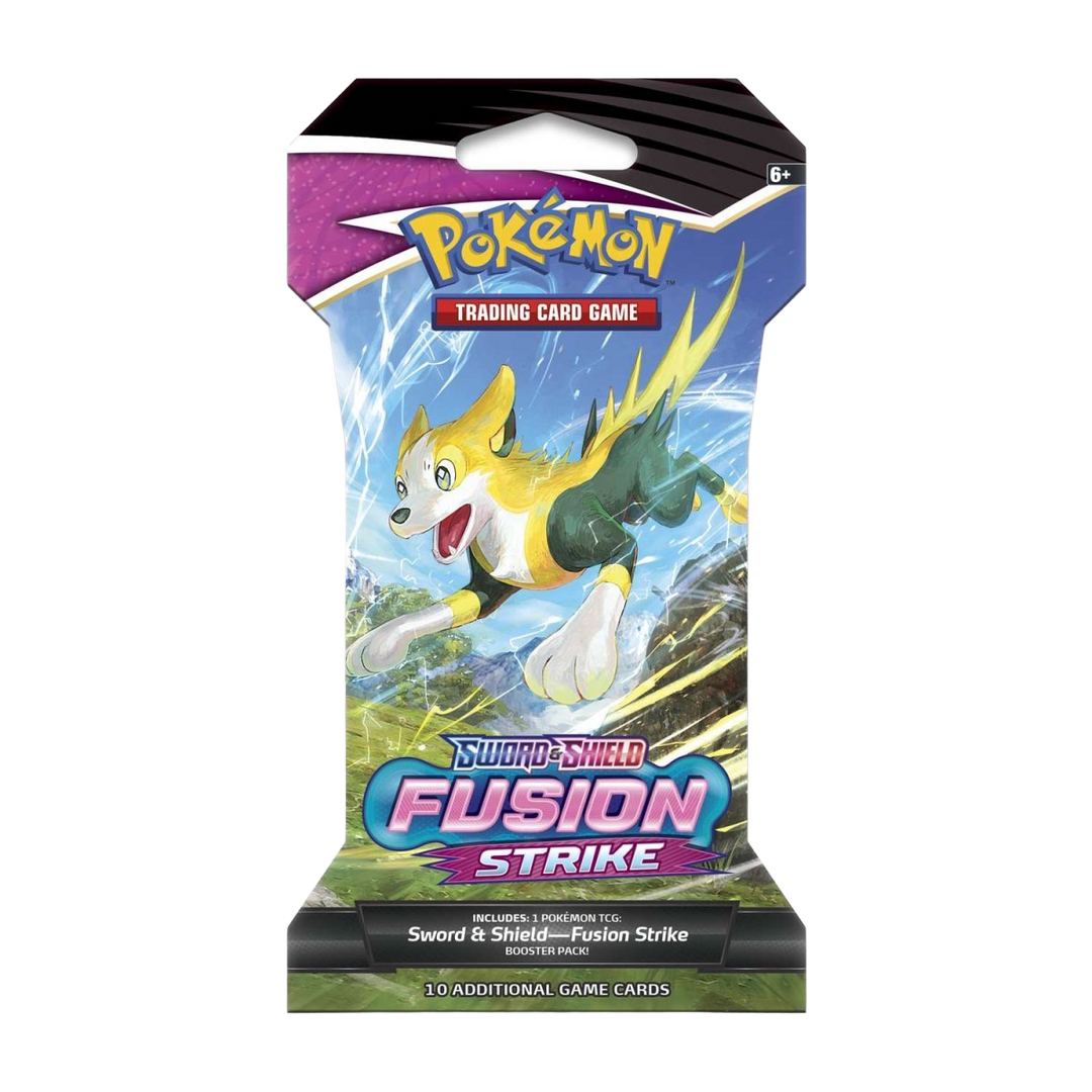 Pokémon Sleeved SWSH08 Fusion Strike Single Booster Packs