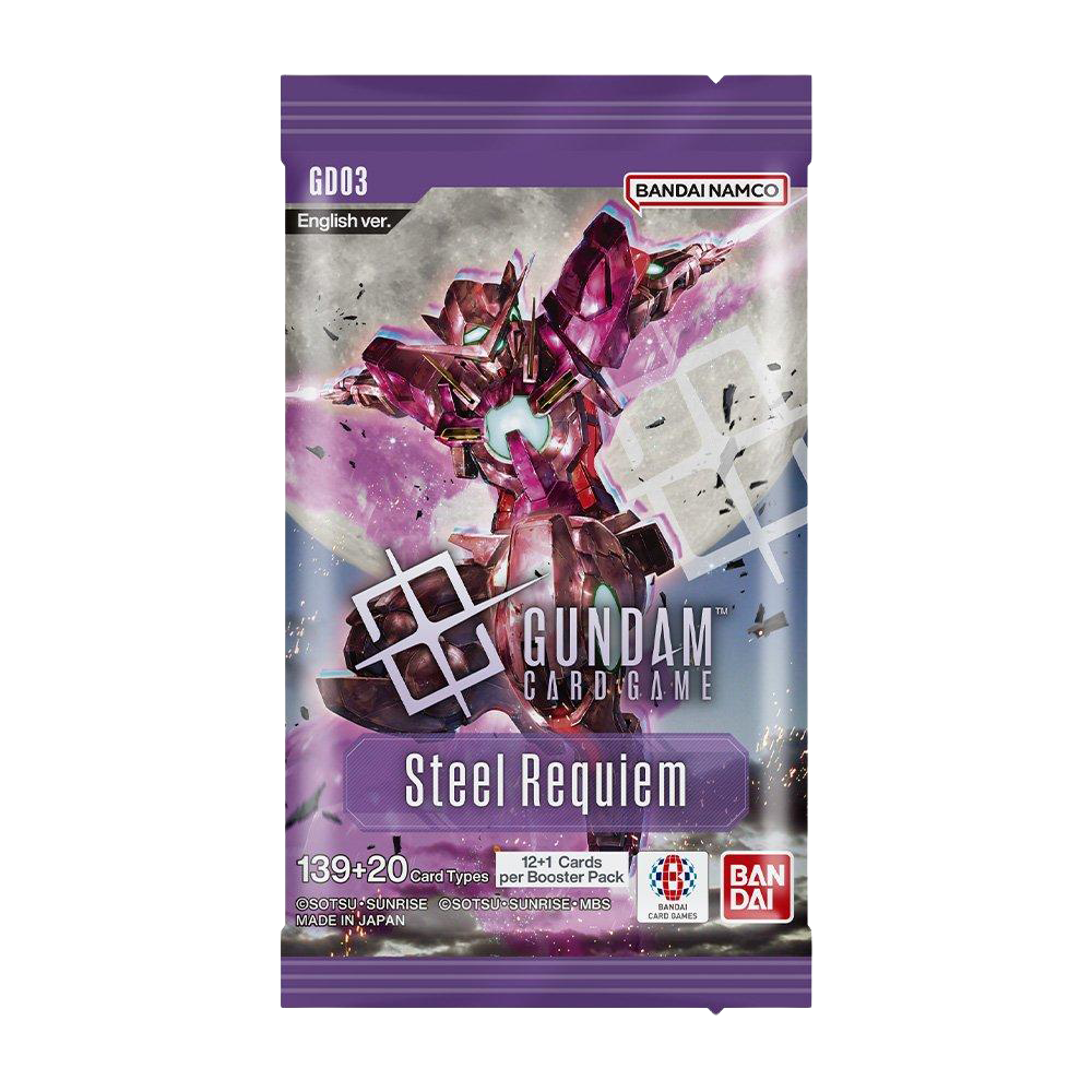 [ENG] Gundam Card Game: GD03 Steel Requiem Single Booster Pack